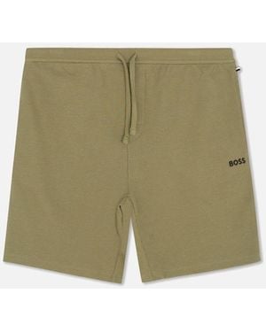 BOSS Waffle Shorts - Green