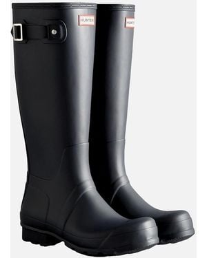 HUNTER Original Tall Rubber Wellington Boots - Black