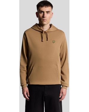 Lyle & Scott Loopback Cotton Hoodie - Natural