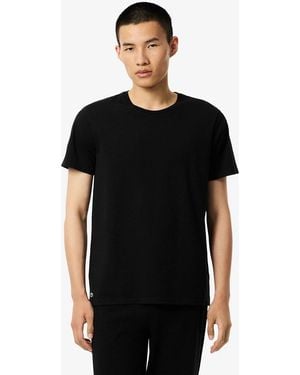 Lacoste 3-Pack Cotton Crew Neck T-Shirts - Black