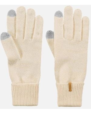 Barts Touch Knitted Gloves - Natural
