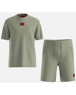 BOSS Diragolino212 Pastel Short Set - Green