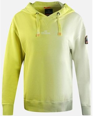 Parajumpers Cher Shaded Brand Logo Faded Hoodie - Yellow