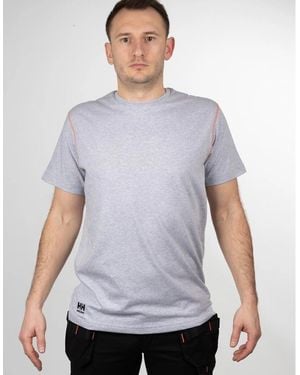 Helly Hansen Workwear Oxford Cotton T-Shirt - Grey