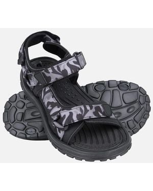 Mountain Warehouse Crete Camo Sandals - Grey