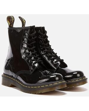 Dr. Martens Dr. Martens 1460 Patent Lamper Boots - Black