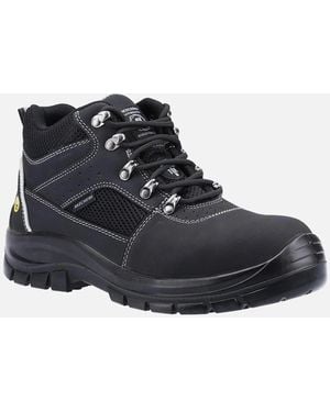 Skechers Trophus Letic Nubuck Safety Boots - Black
