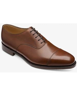 Loake Aldwych Calf Oxford Shoe Mahogany - Brown