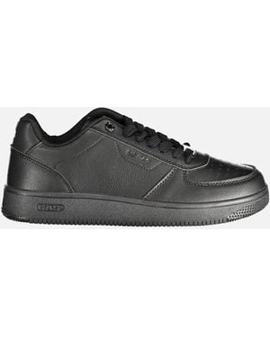 Gas Sophisticated Athleisure Print Trainers - Black