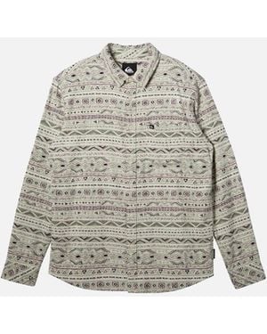 Quiksilver Classic Flannel Shirt - White