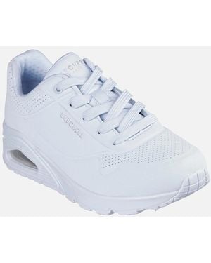 Skechers Uno Stand On Air Polyurethane Light Denim Trainers - Blue