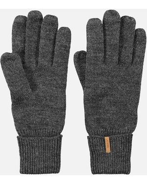 Barts Stretchy Ribbed Cuff Gloves - Black