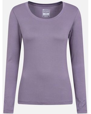 Mountain Warehouse Ladies Keep The Heat Thermal Top - Purple