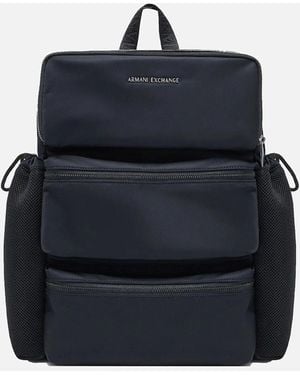 ARMANI EXCHANGE Woven Back Pack Deep - Blue