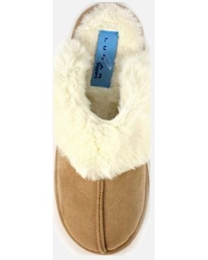 Lunar Margarita Ii Taupe Slipper - Metallic