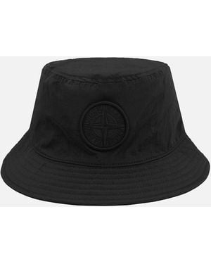 Stone Island Nylon Metal Bucket Cap - Black