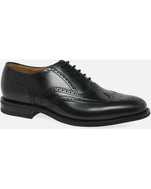 Loake 302B Formal Oxford Brogues - Black
