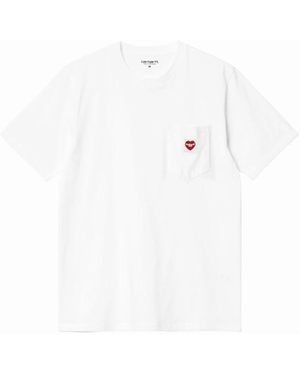 Carhartt Pocket Heart T-Shirt - White