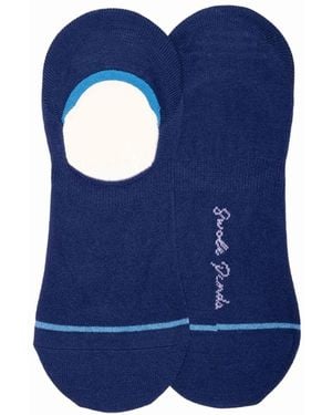 Swole Panda No Show Socks Royal - Blue