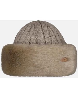 Barts Fur Cable Band Hat - Brown