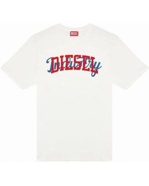 DIESEL Bold Industry Logo T-Shirt - White