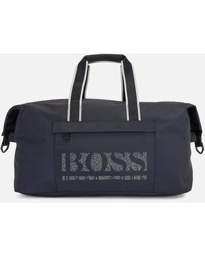 BOSS Magnified Holdall Bag - Blue