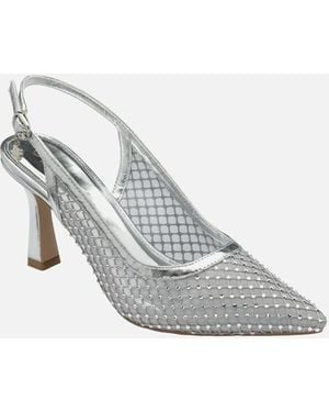 Lotus Phoenix Slingback Court Shoes - White