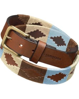 Pampeano Leather Desierto Polo Belt - Brown