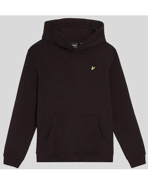 Lyle & Scott Brush Back Hoodie - Black