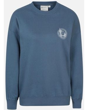 Mountain Warehouse Ladies London Graphic Sweatshirt - Blue