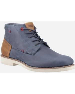 Pod Aries Leather Boots - Blue
