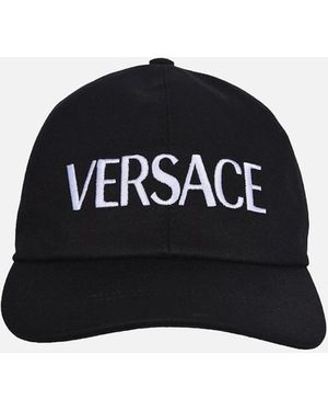 Versace Large Logo Baseball Cap - Black