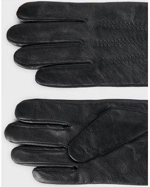 BOSS Boss Hainz-Me Leather Gloves A1-24 001 - Black