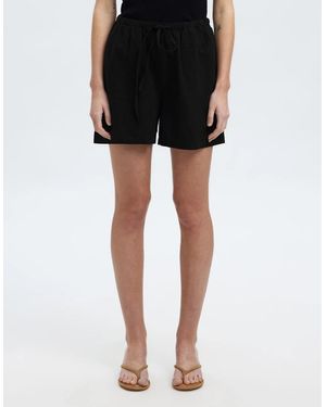 SELECTED Femme Luisa Midweight String Shorts - Black