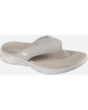 Skechers Go Walk Skechers Go Walk Flex Holly Flip Flops - Grey