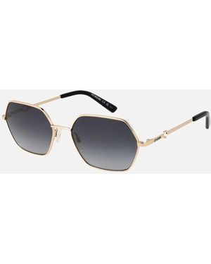 Love Moschino Metal Square Gradient Sunglasses - Blue