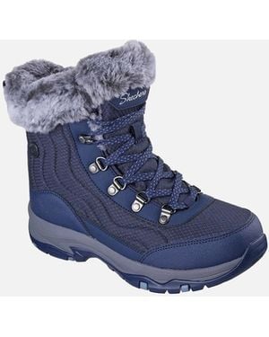 Skechers Trego Stormie Winter Ankle Boots - Blue