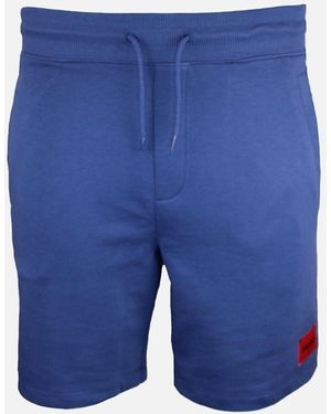 BOSS Diz222 Cotton Shorts, Medium - Blue