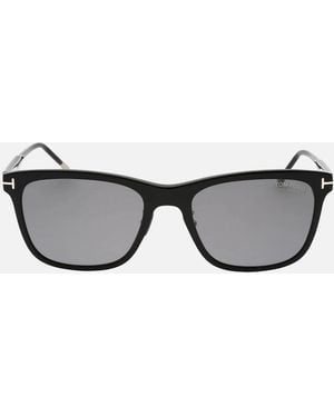 Tom Ford Polarized Lens Shiny Sunglasses - Brown