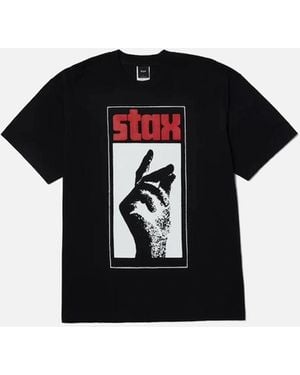 Huf X Stax Snap T-Shirt - Black