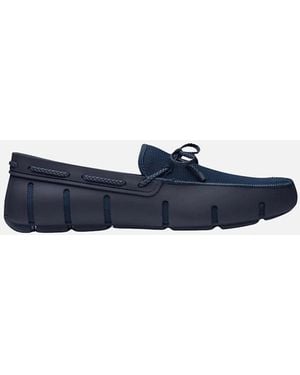 Swims Braided Lace Loafer - Blue