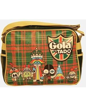 Gola Printed Shoulder Bag With Adjustable Strap - Metallic
