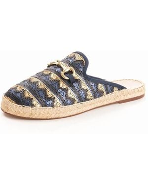 Elia B Gabby Espadrille Slide - Blue