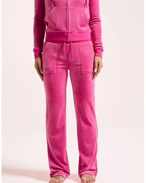 Juicy Couture Del Ray Pant Polyester Bright Joggers - Pink