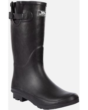Trespass Ladies Damon Waterproof Wellington Boots - Black