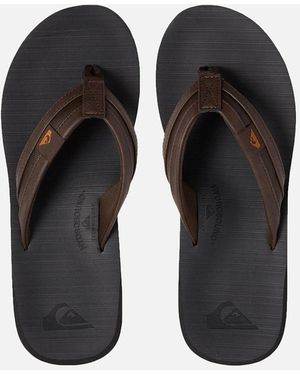 Quiksilver Carver Squish Flip Flops - Black