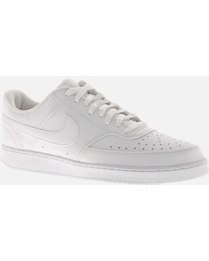 Nike Court Vision Lo Trainers Uk Size - White
