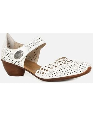 Rieker Pia Open Court Shoes - White