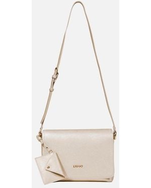 Liu Jo Faux Leather Bag With Magnet Fastening - White