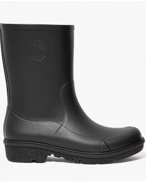 Fitflop Wonderwelly Short Rubber Wellington Boots All - Black